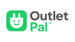 Logo of Outlet Pal with a green square and white character on a transparent background